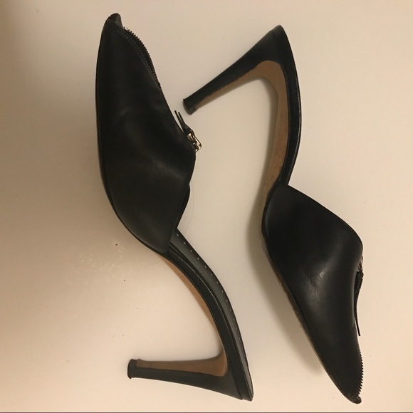 VTG Yves Saint Laurent Zipper Peep Toe Heels - Picture 8 of 10